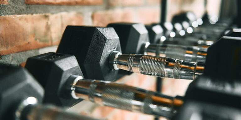 10kg Hexagonal Dumbbells