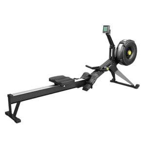 Wind resistance rowing machine