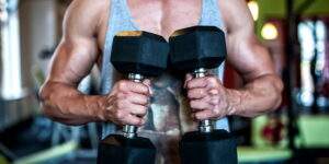 hexagon dumbbells set