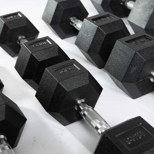 dumbbell hexagon